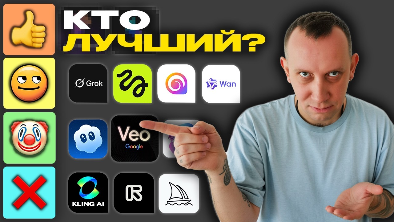Я сравнил 12 нейросетей для видео! Какая реально лучшая?