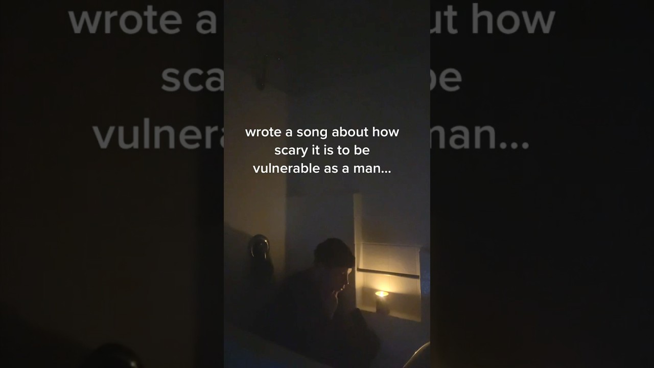 I wrote a song about how scary being vulnerable is 