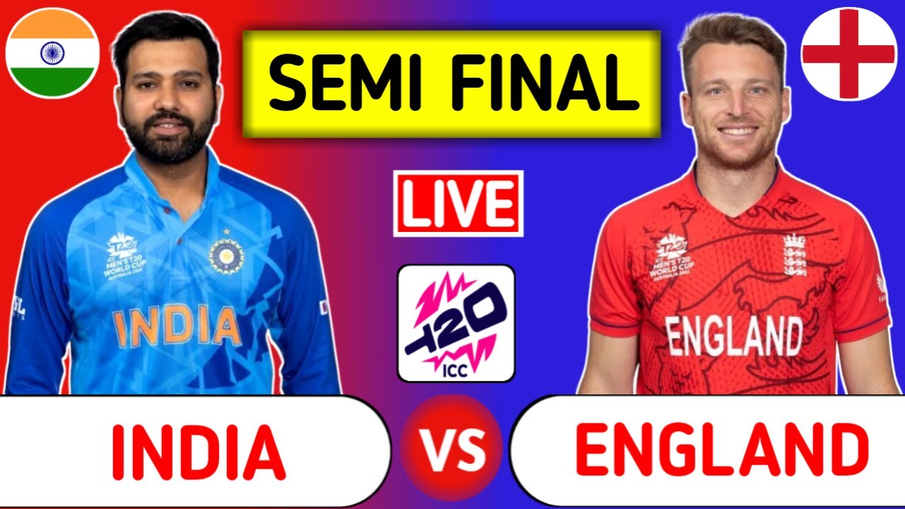 India Vs England Semi Final Live Score Part 5 YouTube