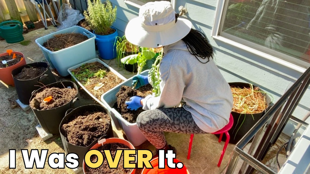 Я чуть не сошла с ума, убирая сад (но я справилась) | Весенняя подготовка сада — это не шутка 🧹🌱