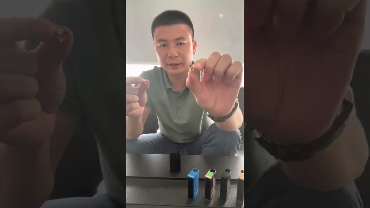 VCAN AGNI LED screen CBD vape 510 preheating Variable Voltage battery TYPE C recharable