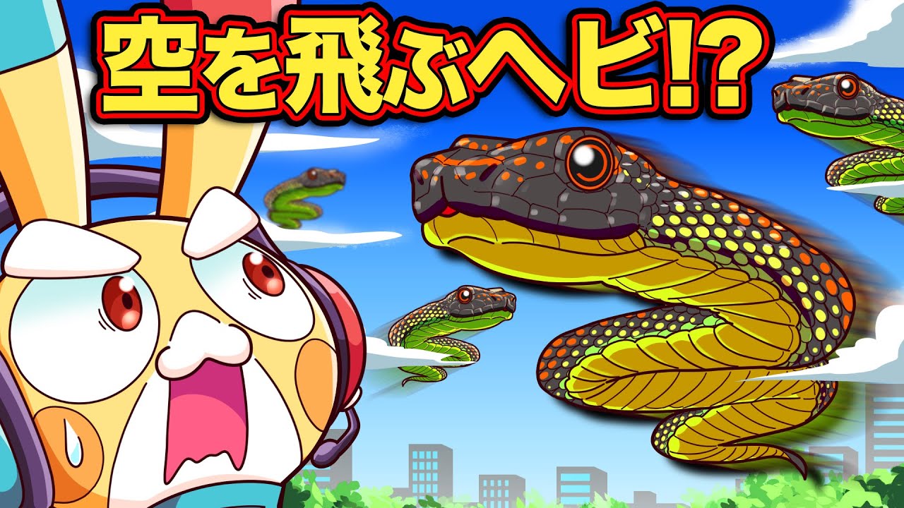 アニメキャラクター 飛び跳ねる動物 空を飛べちゃう！？意外な生き物【アニメ】【マンガ】 - YouTube