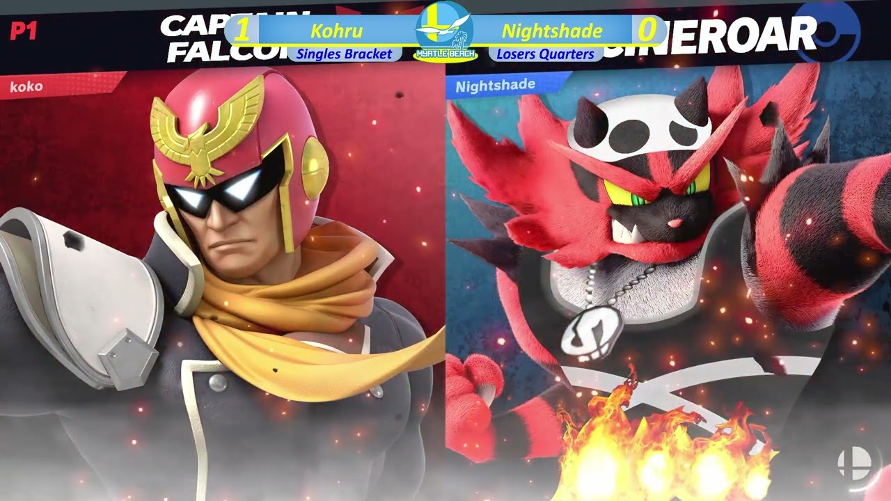 SocaSmash 167 Ultimate Singles: Kohru (Captain Falcon) vs Nightshade (Incineroar) Losers Quarters