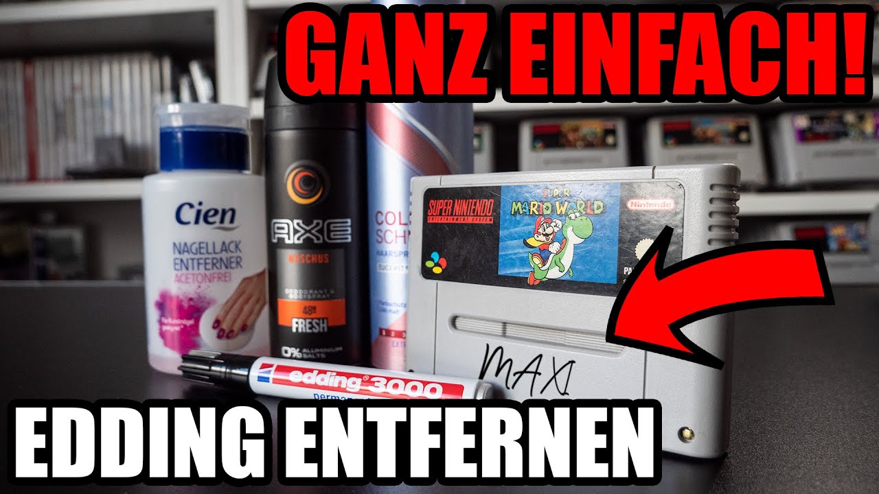 Was Geht Ab Edding Schon Mal Nicht Edding entfernen - GANZ EINFACH - mit Hausmitteln 👍👍 - YouTube