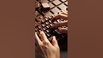 【ASMR】チョコレートのキーボードchocolate keyboard #keyboard #typing #aiasmr #asmr #relax