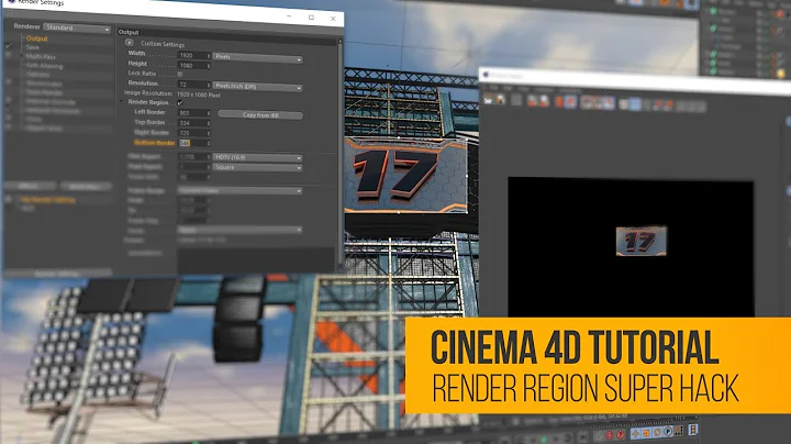 C4D Tutorial: Interactive Render Region Hack!
