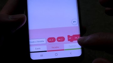 Sphero Bolt - Example 4 - Create Variables