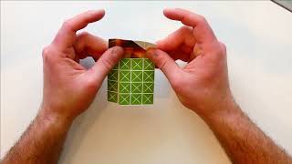 Information Foldology Origami Puzzles - Solution for #19 News