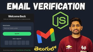 Email OTP Authentication in Node.js with Gmail | Real-Time Login System using MongoDB & Nodemailer