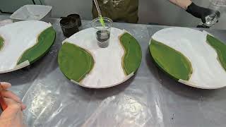 Step by Step Premium Epoxy Geode Wall Clock Making//Adım Adım Premium Epoksi Jeot Duvar Saati Yapımı screenshot 5