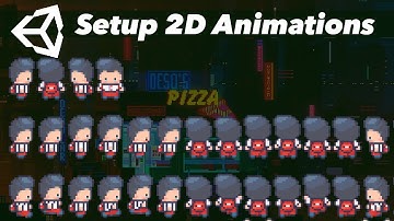 How to Setup 2D Character Animations with Blend Trees in Unity