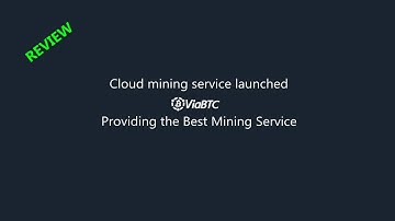 ViaBTC | Cloud mining service launched