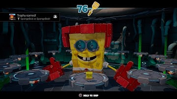 SpongeBob SquarePants: Battle For Bikini Bottom - Rehydrated Robot Spongebob & Robot Plankton Fight