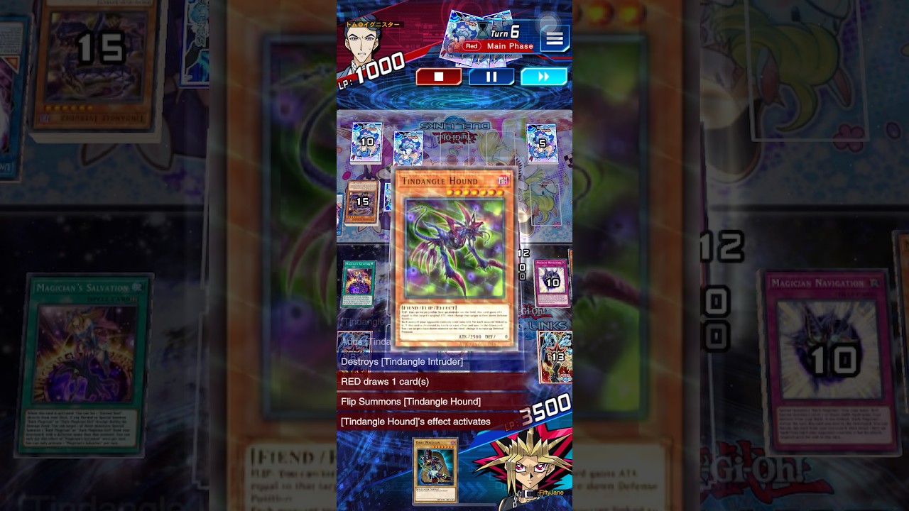Yu-Gi-Oh! Duel Links : Rank Legend - Dark Magician Lost to Face-Down Cards!! 