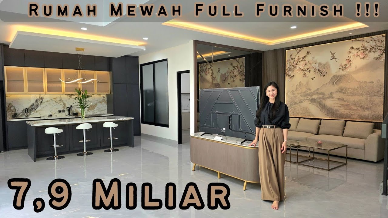 RUMAH MEWAH FULL FURNISH | TINGGAL BAWA KOPER | ALAM SUTERA !! 7,9 MILIAR 