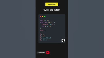 Test Your Javascript Knowledge: MCQ #123