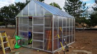 Reinforcing a Harbor Freight 10 x 12 Greenhouse