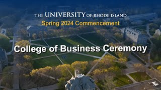 2024 College of Business Ceremony