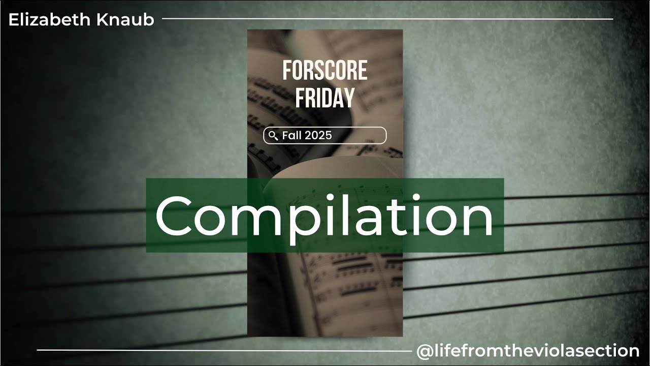 Forscore Friday Fall 2025 Compilation