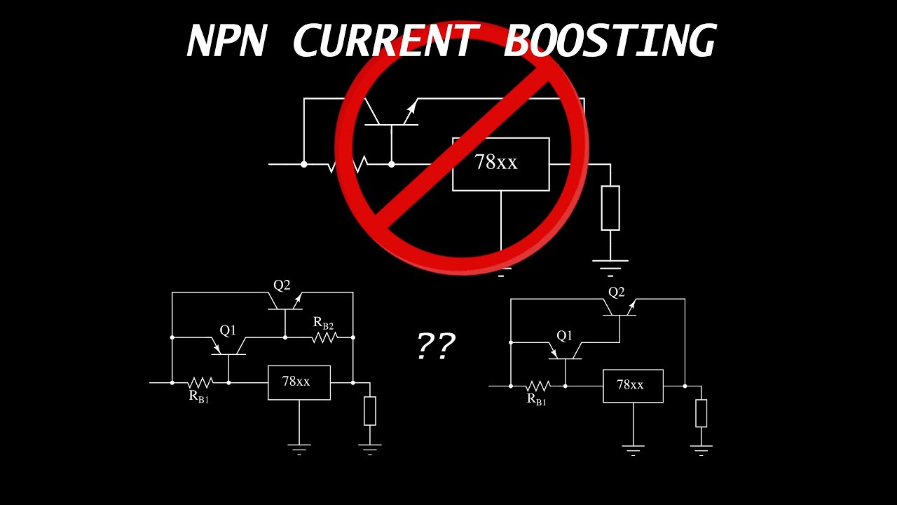 Current Boosting with NPN Transistor: an Analytical Approach