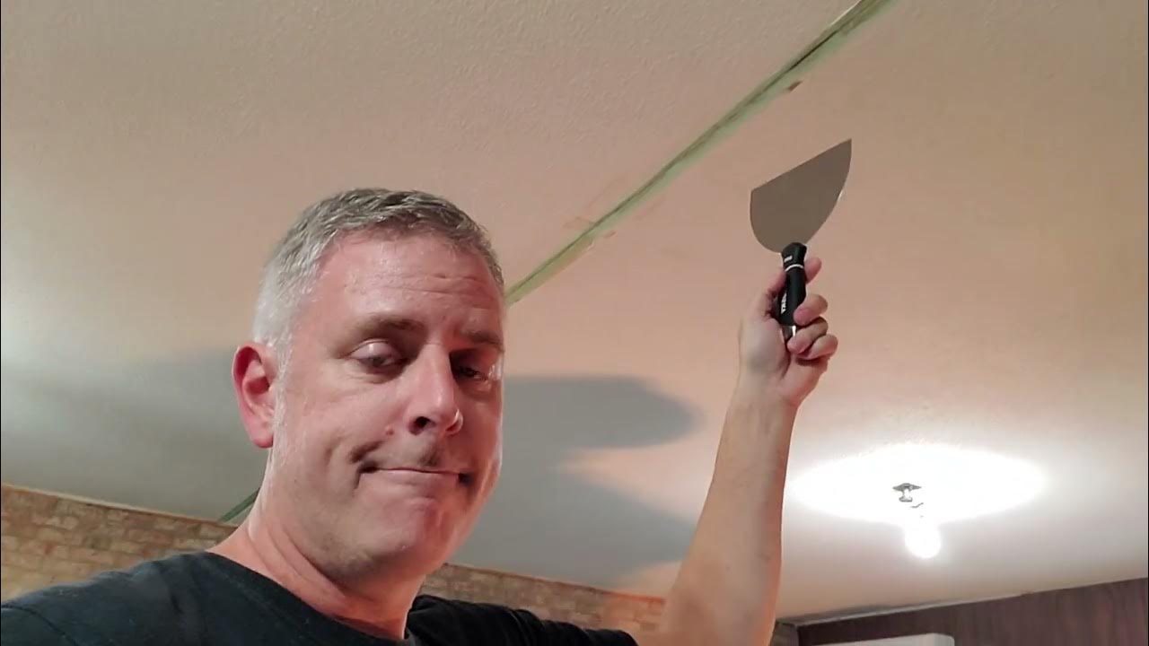 Popcorn ceiling might have asbestos. YouTube