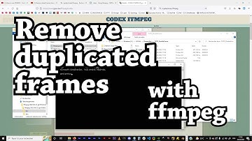 Remove double frames with ffmpeg