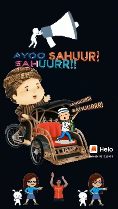 Saur Saur Saur | ANIMASI BECAK RAMADHAN