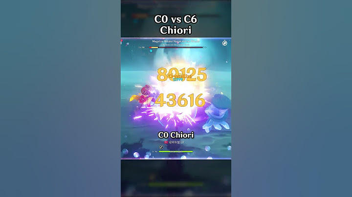 C0 VS C6 CHIORI