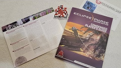 Eclipse Phase Second Edition Condensed Player