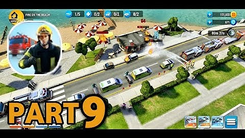 Emergency HQ: Firefighter Game - Gameplay Walkthrough Part 9 - TickerX (iOS, Android)