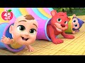 The bear escape the racer slides more lalafun nursery rhymes  kids songs