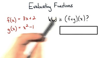 Evaluating the Sum of Functions - Visualizing Algebra