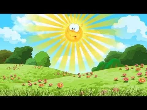 free-kids-cartoon-sun-show-background-video-footage-stock-footage