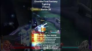 Dissidia Final Fantasy Battle Replays - Training (Tidus) Battle 28
