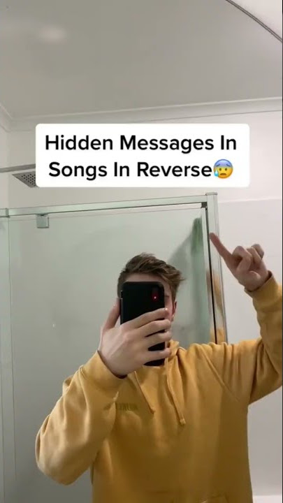 Hidden Messages In Songs In Reverse😰 #shorts