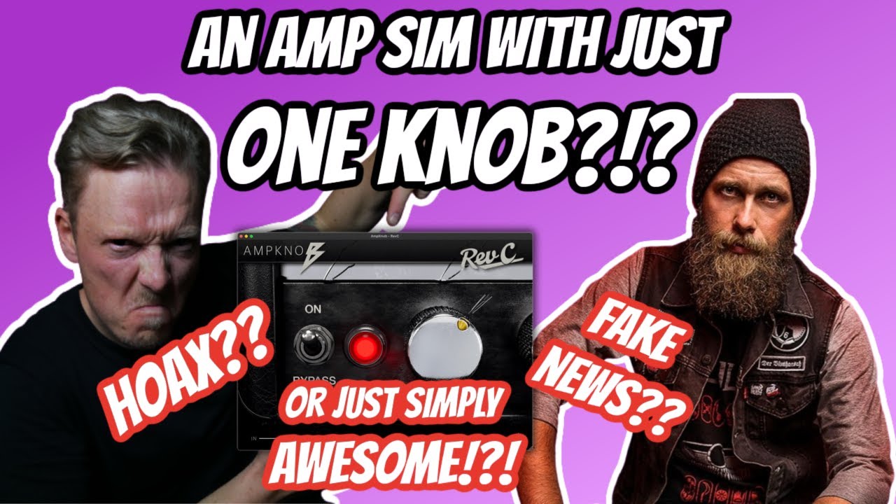 AmpknoB RevC One Knob amp sim Bogren Digital demo metal YouTube