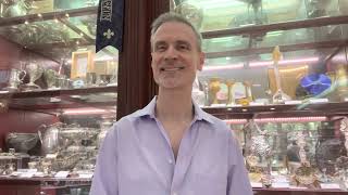 The Silver Museum - a beautiful museum of antique sterling silver flatware and hollowware items