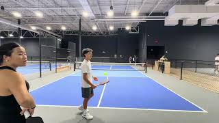 R32 Mixed doubles vs Emilien Burnel and Audrey Banada at the Portland PPA Challenger