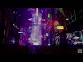 ASMR Cyberpunk Future City Bladerunner 2020 Ambience 7 Hours 4K - Pandemic Quarantine Survival