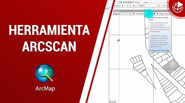 Arcscan en ArcGIS, convierte una imagen a mapa