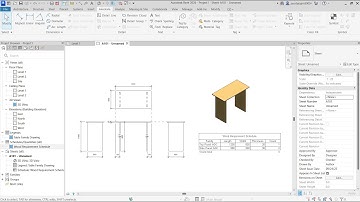 Revit-klasse: Een Revit-familie en het schema van geneste families maken.