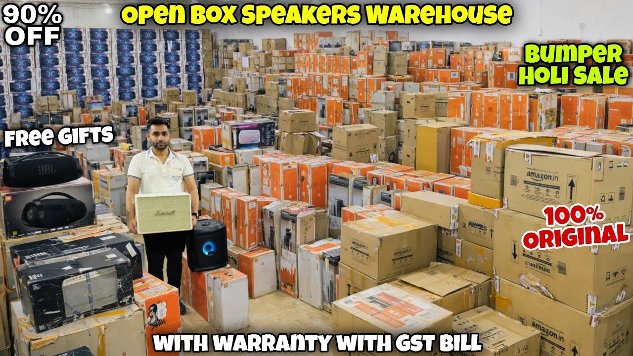 100% Original🔥| Open Box Speakers | With Warranty with gst bill | 90% Off | Smart Accessories Hub