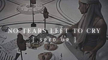 Ariana Grande - No tears left to cry (sped up)