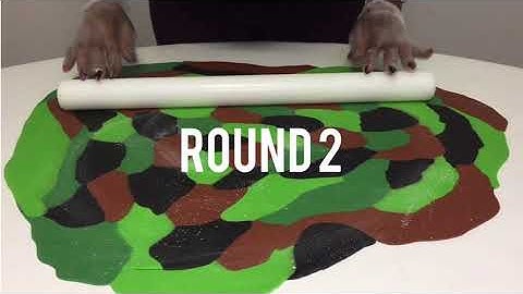 Camouflage Fondant Tutorial