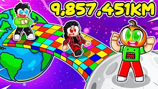 Thumbnail for EN UZUN Köprüyü İnşa Etmek İçin 9,638,167 Blok Harcadım! 🧱 | Roblox