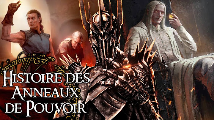 La véritable histoire des ANNEAUX DE POUVOIR - Lore Of The Rings