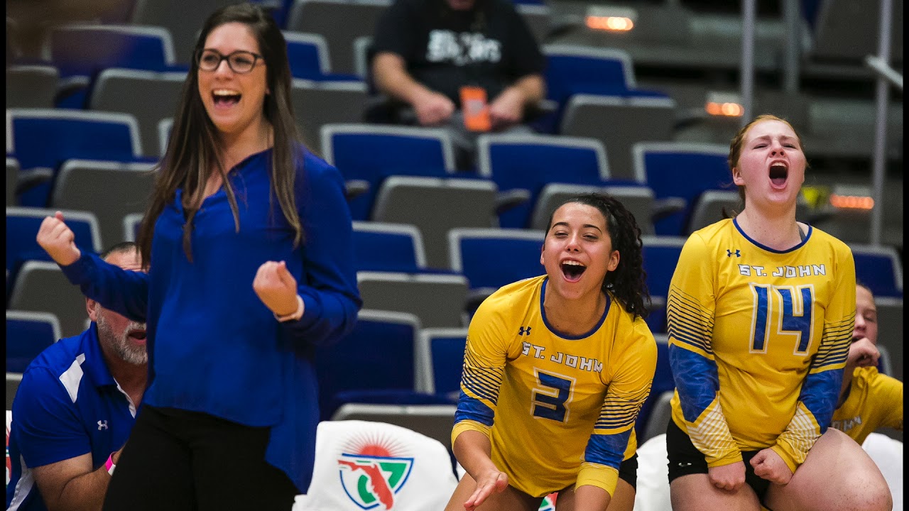 St John Wins Class 2A Volleyball State Championship - YouTube