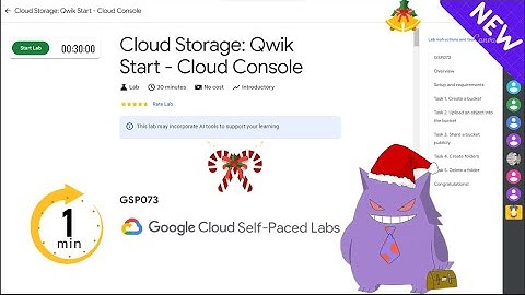 Cloud Storage: Qwik Start - Cloud Console | #2024 | #GSP073 |#qwiklabs