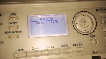 how to clear memory on konica minolta bizhub, mode access 215, 226, 206, 165e
