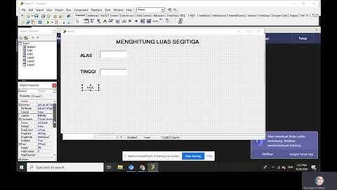 MENGHITUNG LUAS SEGITIGA DI DELPHI
